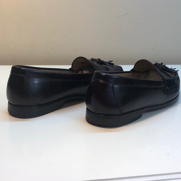 Cole Haan Burgundy Pinch Tassel Loafer Size 10 - Picture 6 of 11